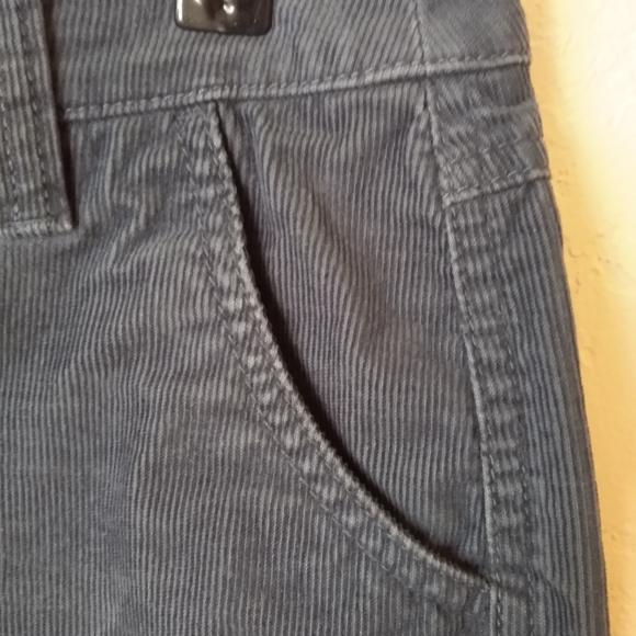 Esprit Corduroy Mini Skirt Blue Gray Size 4 - Picture 4 of 7